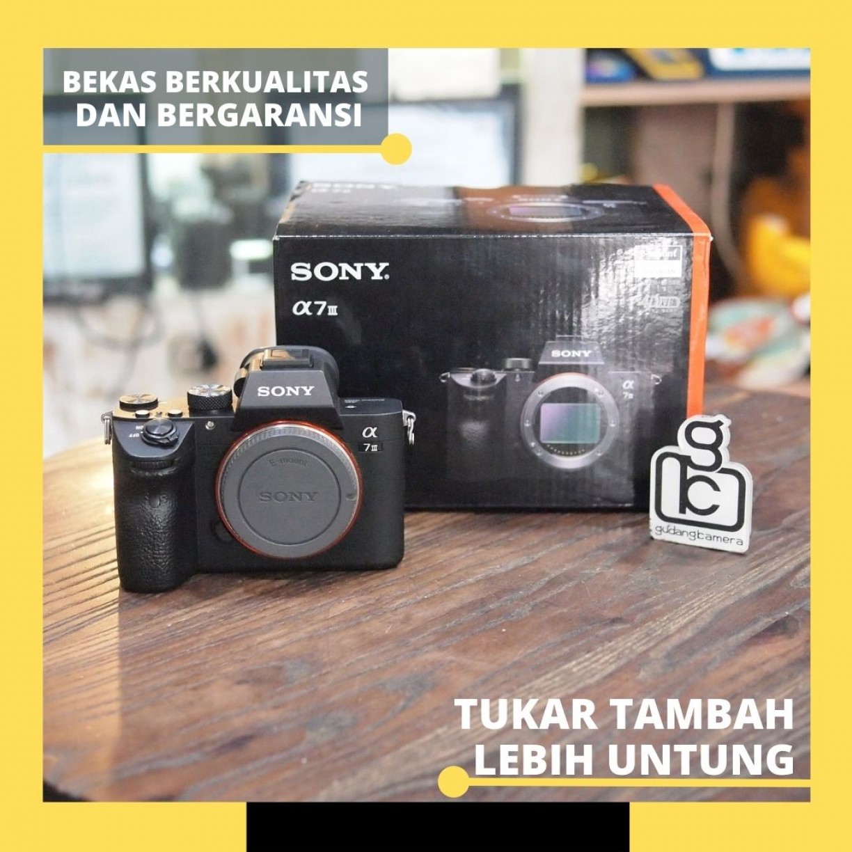 Kamera Mirrorless Sony A7 iii Body sc 30xxx - GOOD CONDITION - 2471